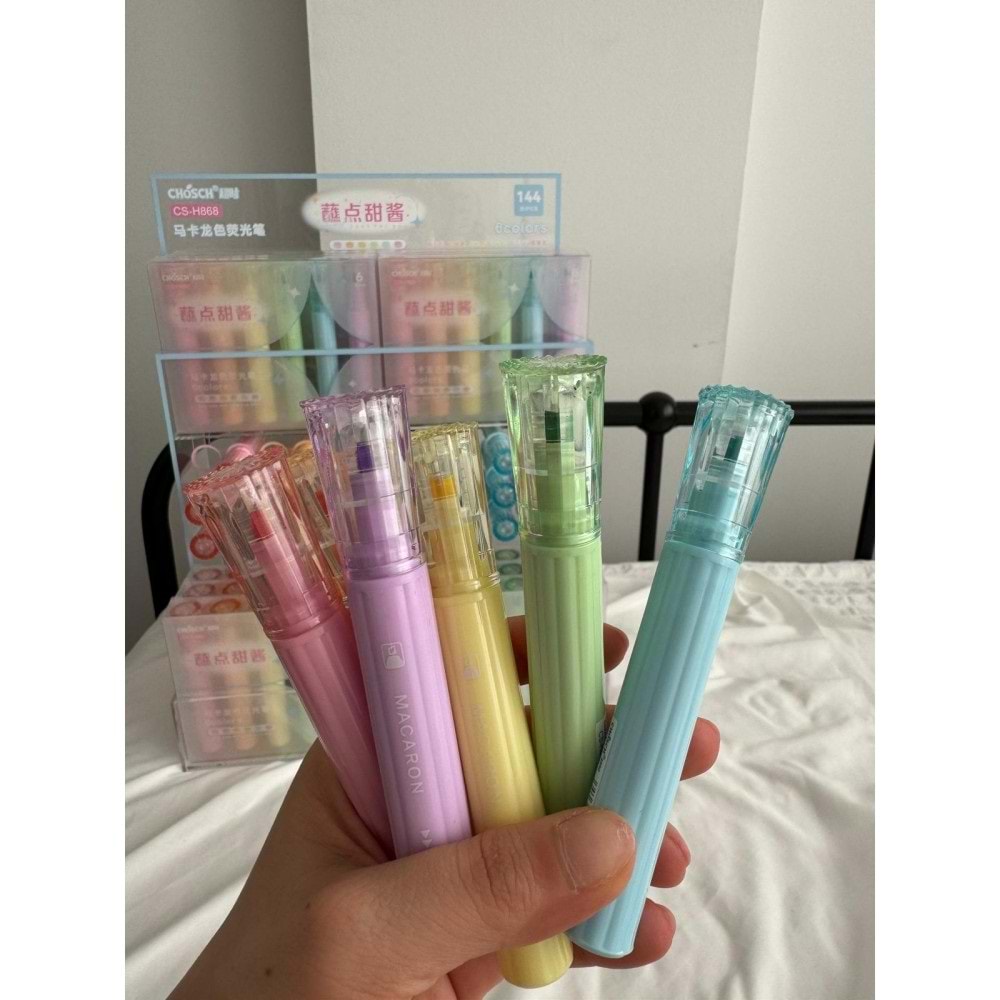 Bafix Fosforlu Kalem Chosch 144 Lü Stand CS-ZH22-144 (1 Adet)