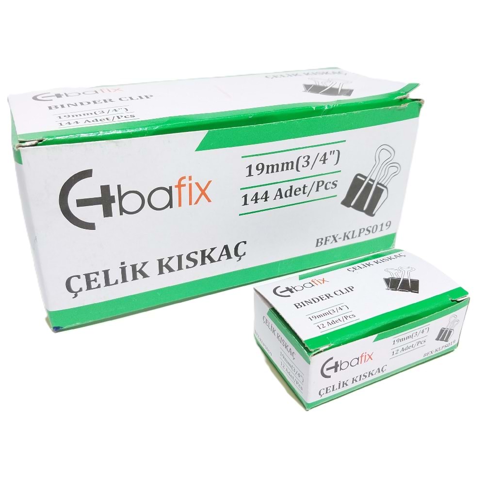 Bafix Kıskaç (Klips) Çelik 19 mm Bfx-Klps019 (1 Adet)