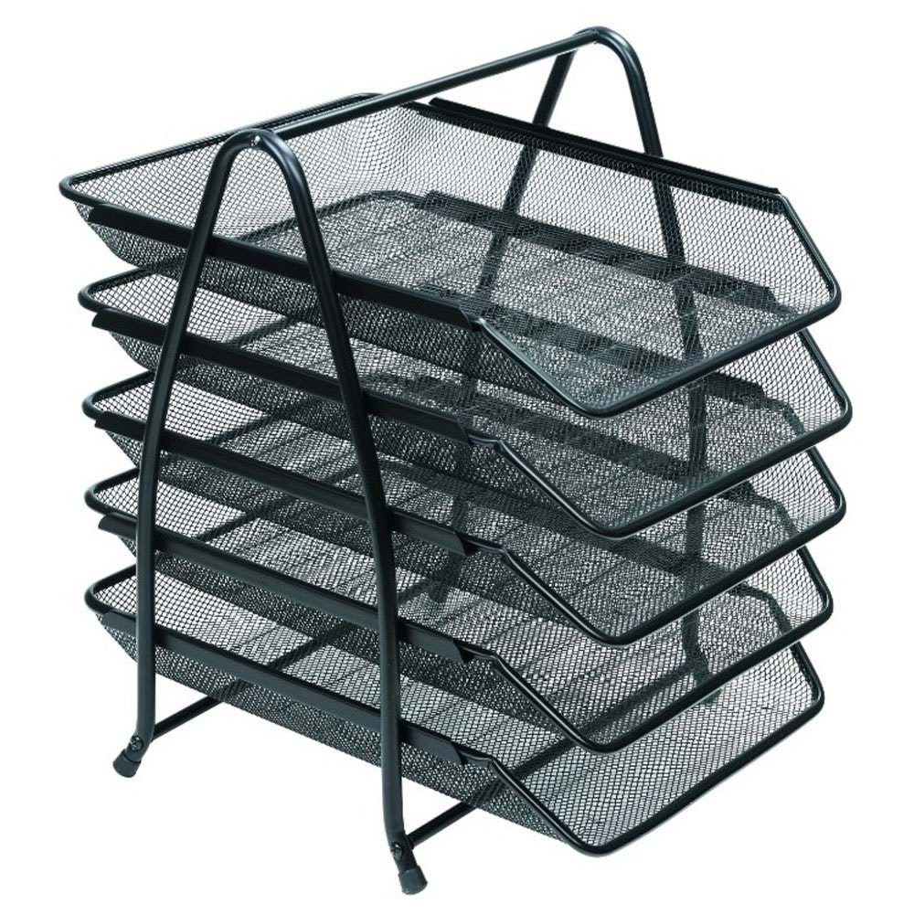 Bafix Evrak Rafı Metal Perforeli 5 Li Gri BFX-MER9207S