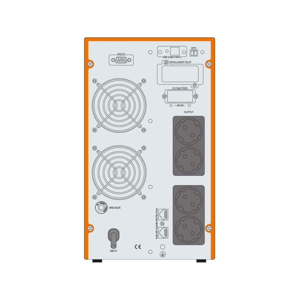 Makelsan Powerpack SE Serisi 2 kVA Online 1F-1F 4-7Ah Akü Güç Kaynağı