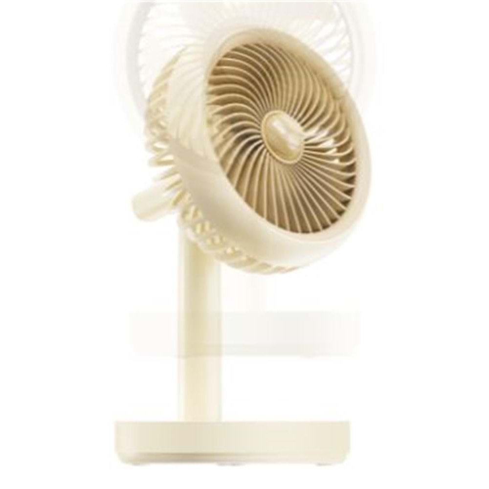 Asonic AFN22 Krem 500mAh 3 Hız Kademeli Masaüstü Usb Fan