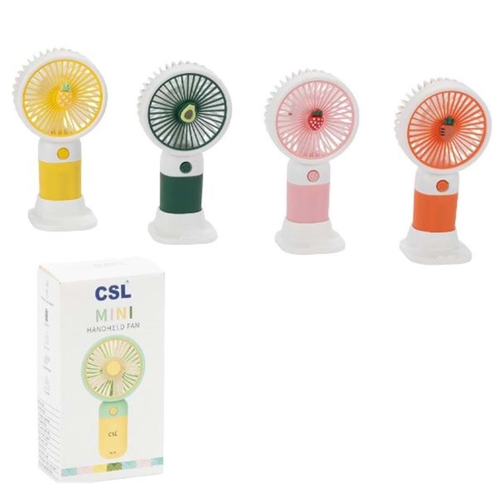 CSL CS-38 Şarjlı Mini Fan Sarı