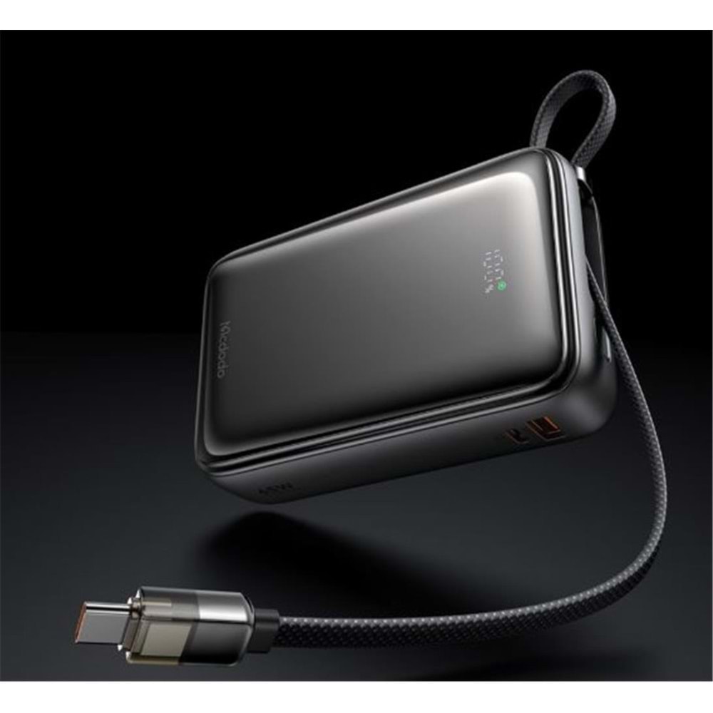 Mcdodo MC-6370 20000mAh 65W Dahili Kablolu Powerbank