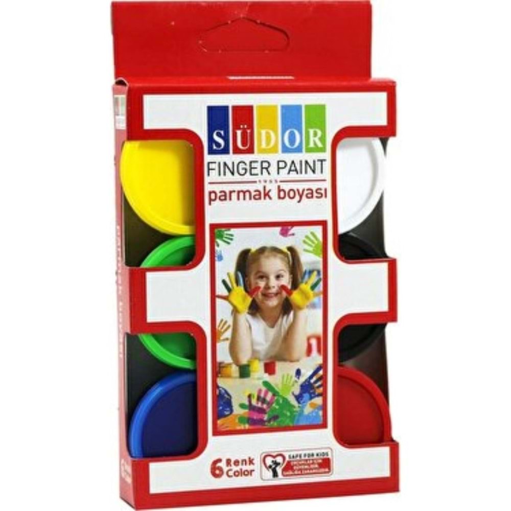 Südor Parmak Boyası 6 Renk Set 15 Ml Eko