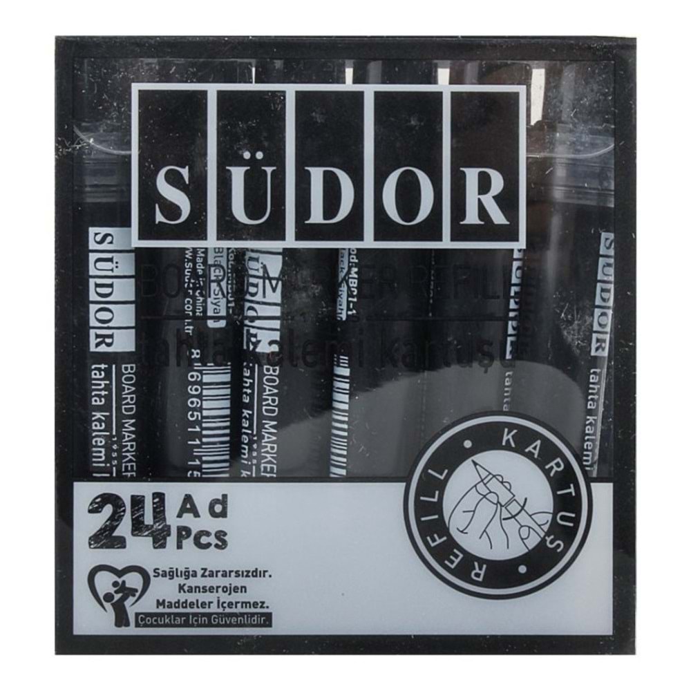 Südor Tahta Kalemi Kartuşu Siyah (1 Adet)