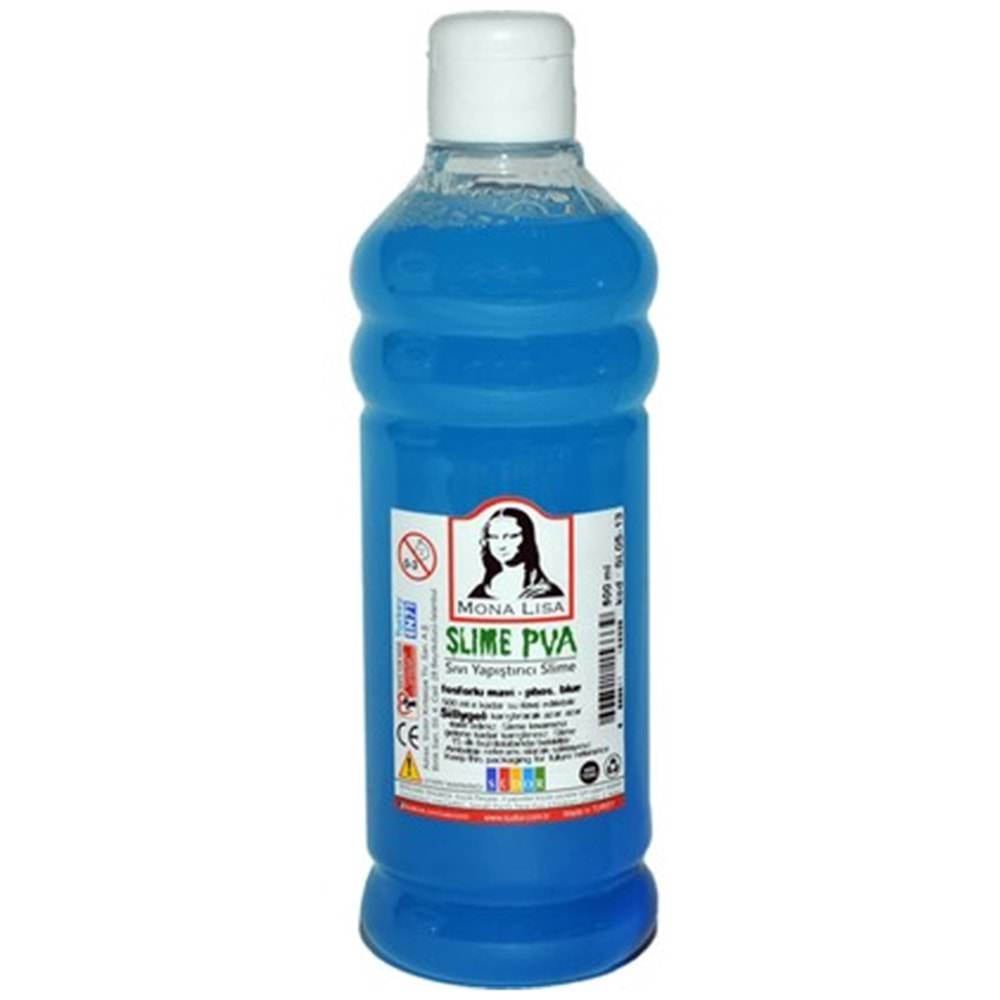 Monalisa Sıvı Yapıştırıcı Slime 500 ML Fosforlu Mavi SL05-13