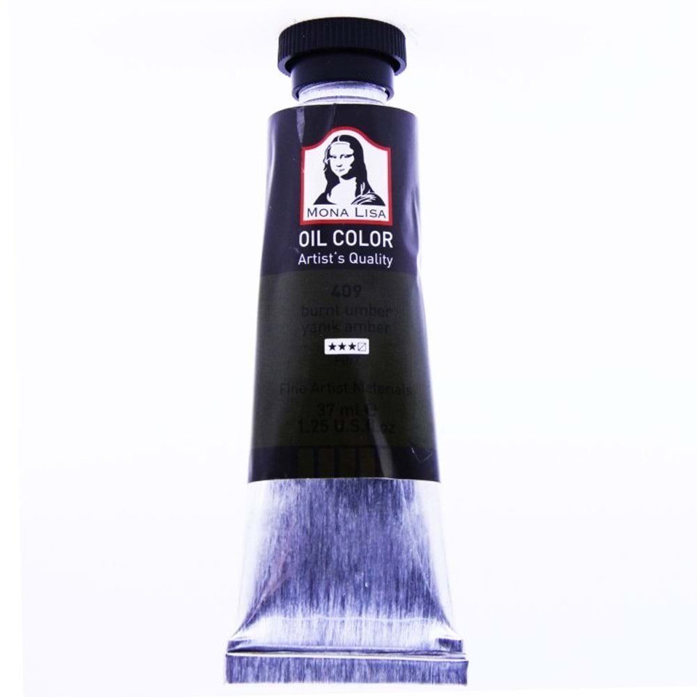 Mona Lisa Yağlı Boya 37 ML Yanık Amber 409