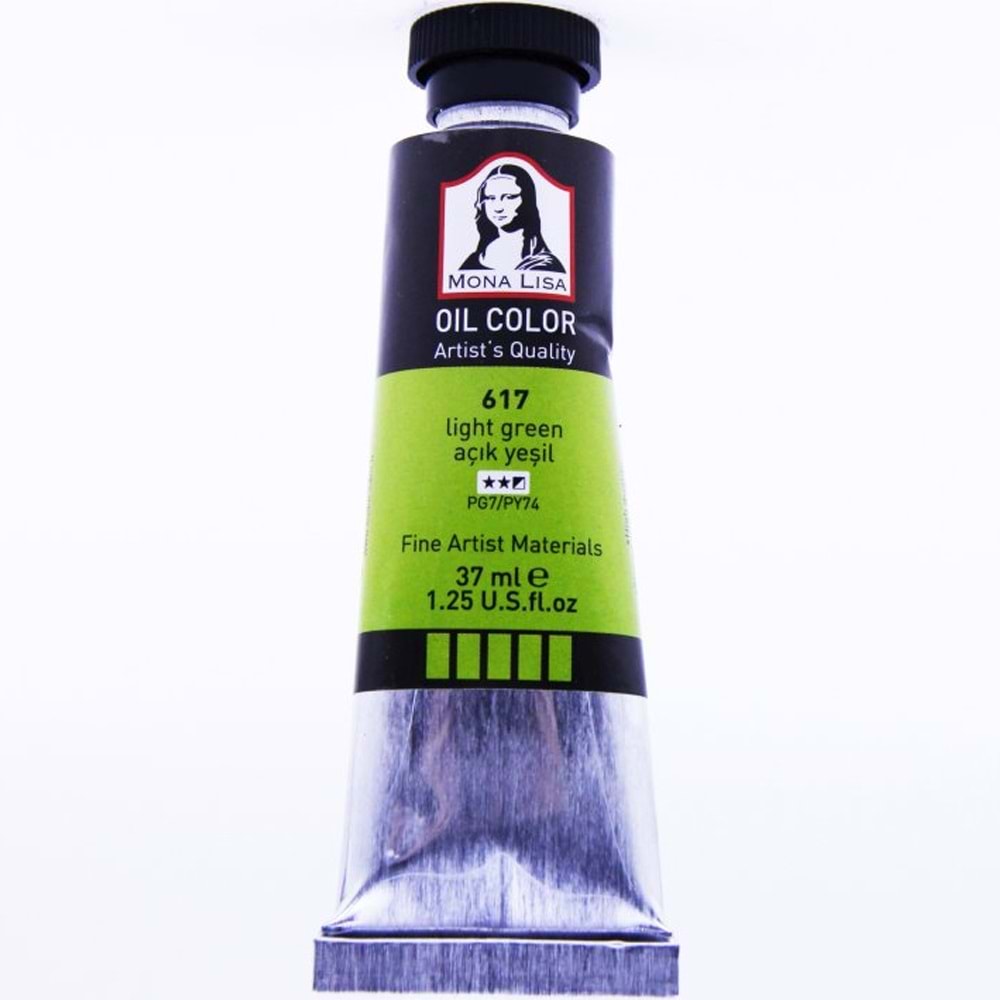 Mona Lisa Yağlı Boya 37 ML Açık Yeşil 617