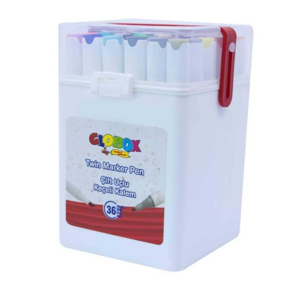 Globox Keçeli KalemÇift Uçlu 36 Lı 3683