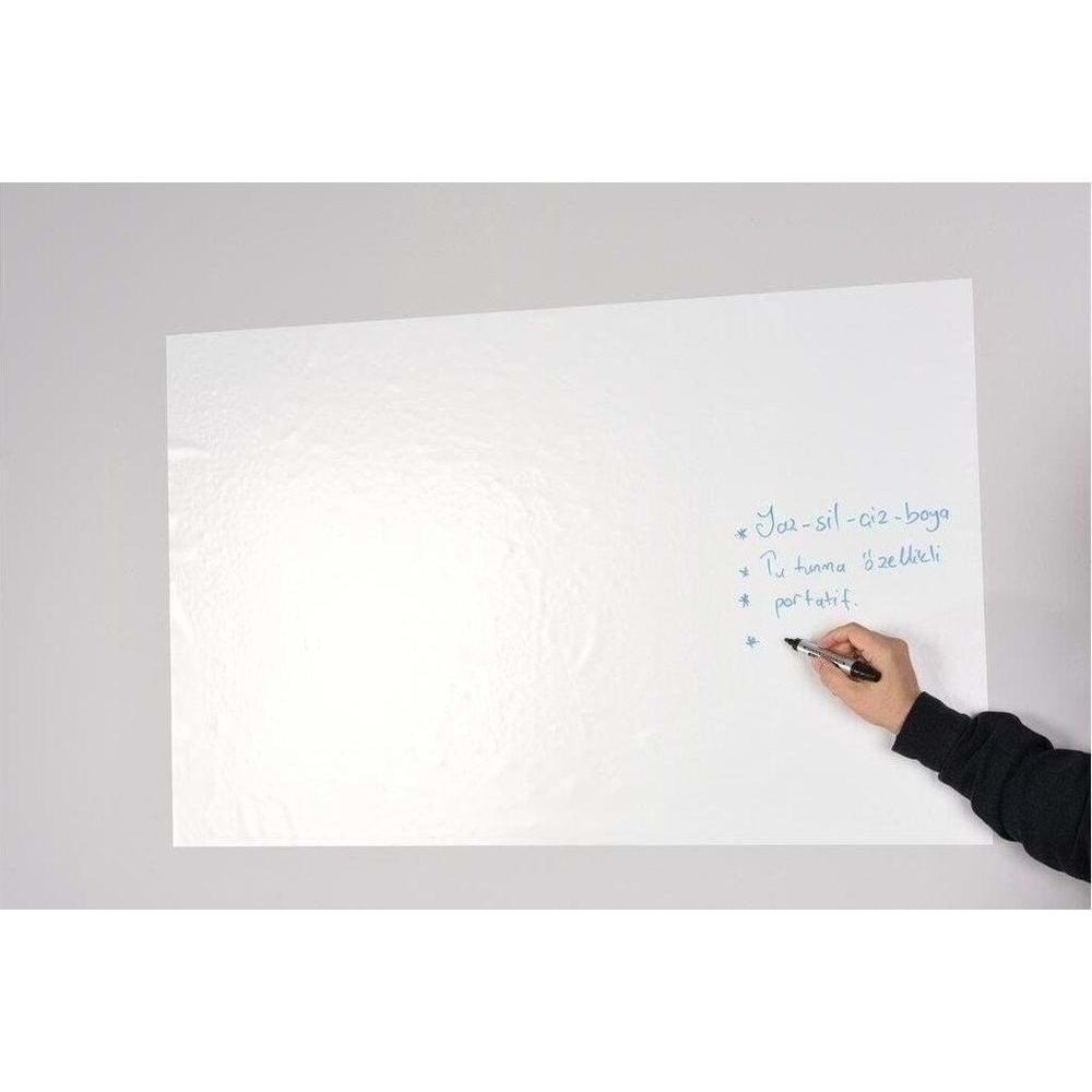 Panda Kağıt Tahta Sade Beyaz Şeffaf 2 Li 100x100 Cm PAN741