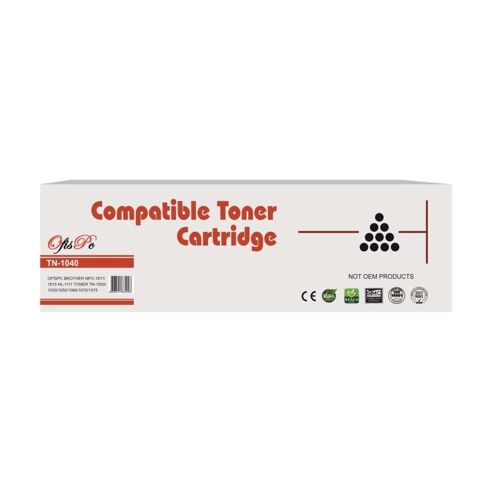OfisPc Brother TN-1040 1.500 Sayfa Muadil Toner MFC-1811-1815 HL-1110-1111