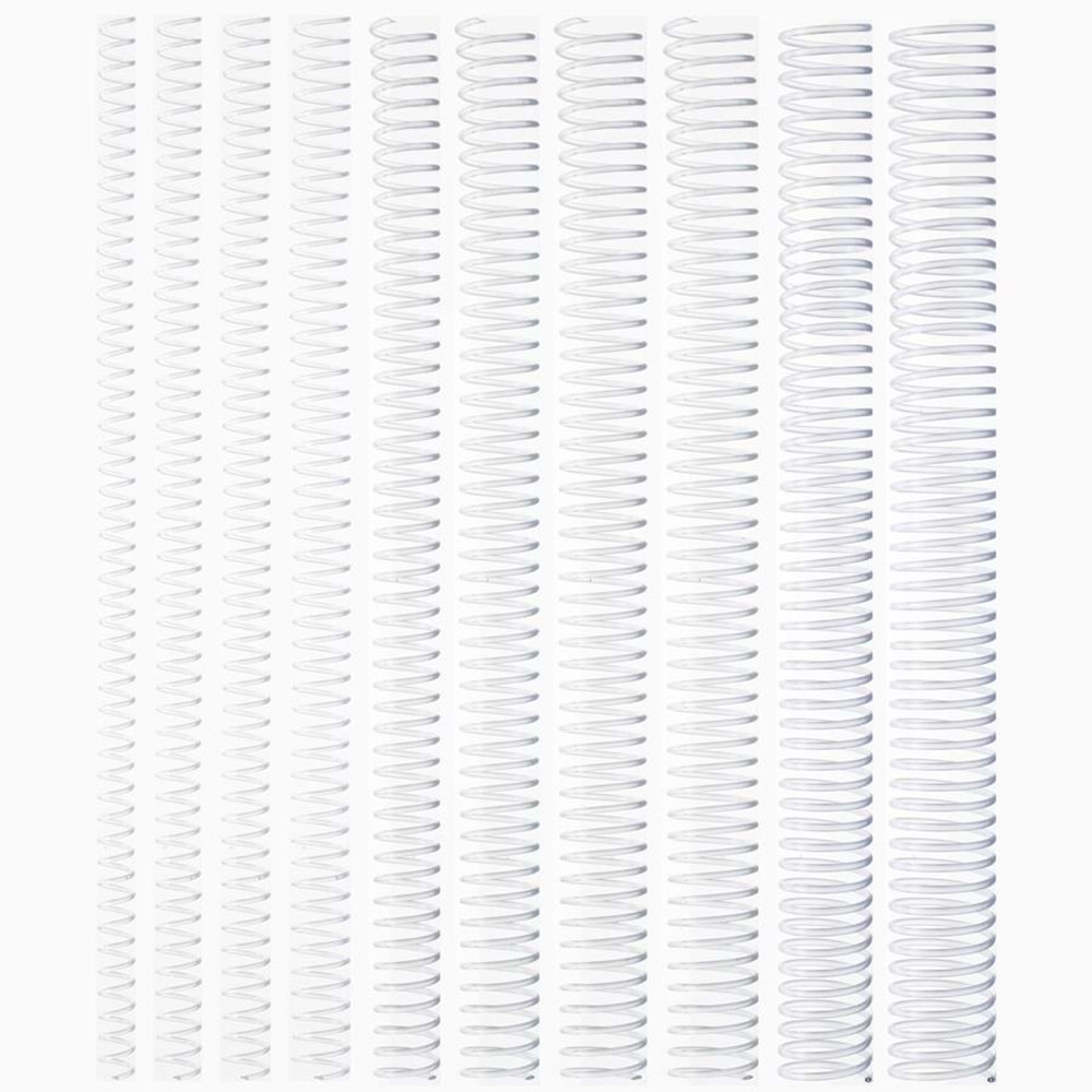 Kayreb Spiral Plastik Helezon 12 mm Şeffaf (1 Adet)