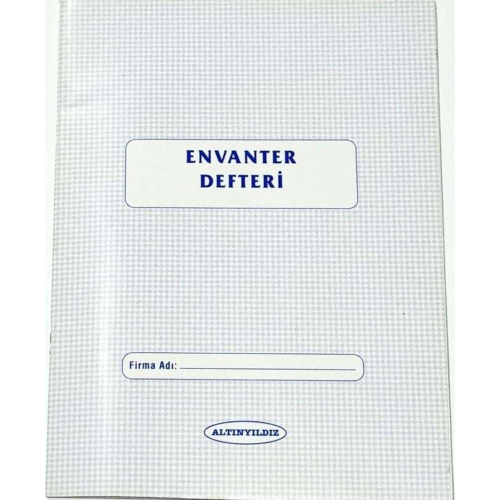 Altınyıldız Envanter Defteri 32 Yaprak (1 Adet)