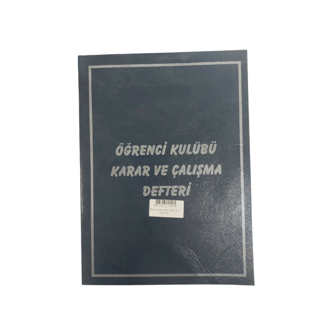 Altınyıldız Öğrenci Kulbü Karar Defteri 40 Yaprak Pp