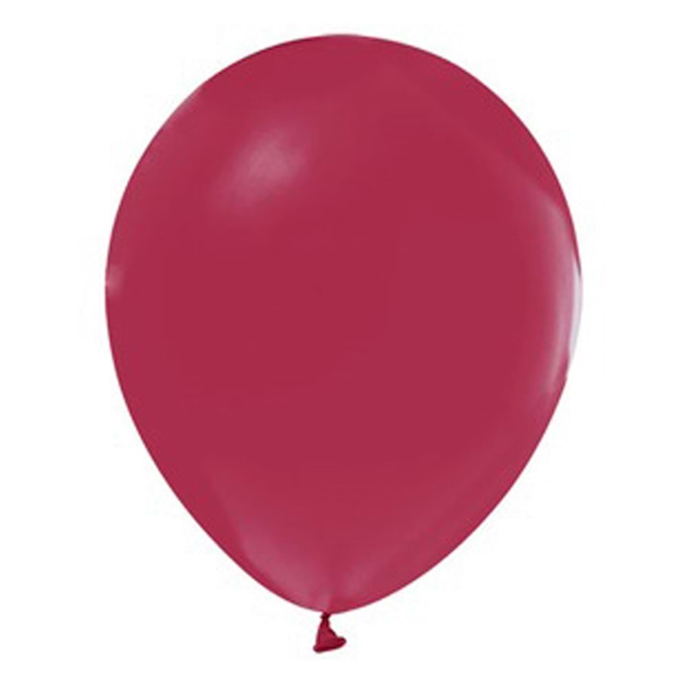 Balonevi Balon 12 İnc Baskı Mürdüm 100 Lü