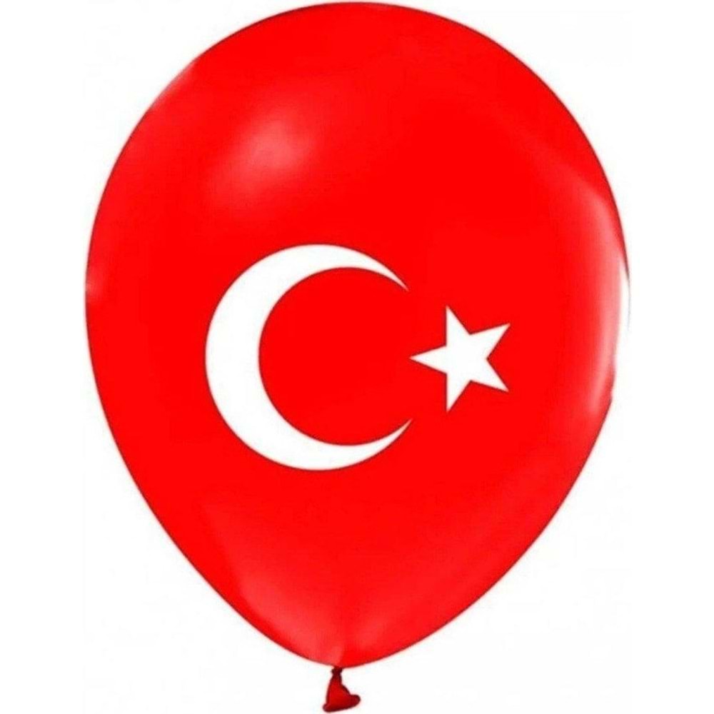 Balonevi Balon 1+1 Ayyıldız Baskılı 12