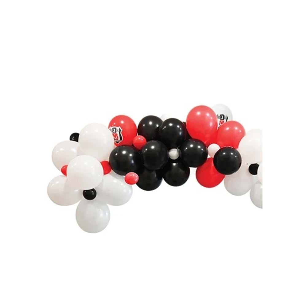 Beşiktaş Asorti Balon Dekorasyon Seti 70 Li