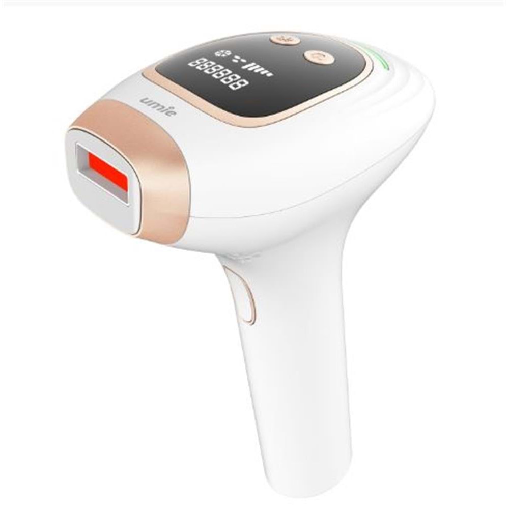 Umie IPL99 Beyaz 3 Başlık 9 Hız Kademeli IPL Lazer Epilasyon Cihazı 1 Milyon Atım Buzlu Quartz Tüp