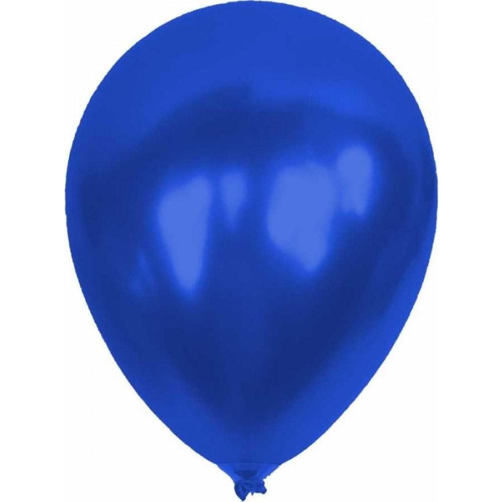 Nedi Balon Metalik Lacivert 100 Lü