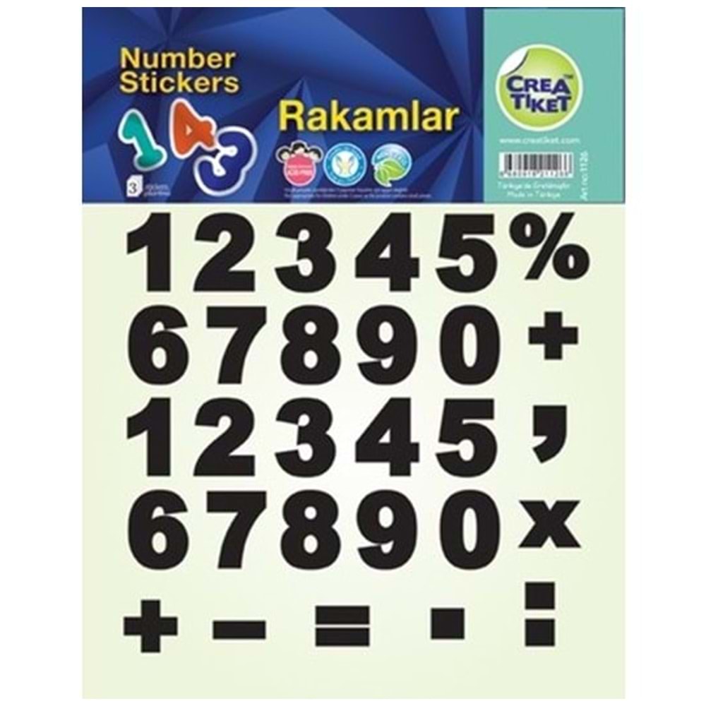 Ceraworld Rakamlar 15,7x20.5 Cm 1126