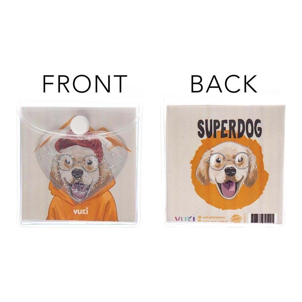 Vuki Küp Bloknot Simli Sulu 6,3x6,3 Cm Köpek VK-0111-7