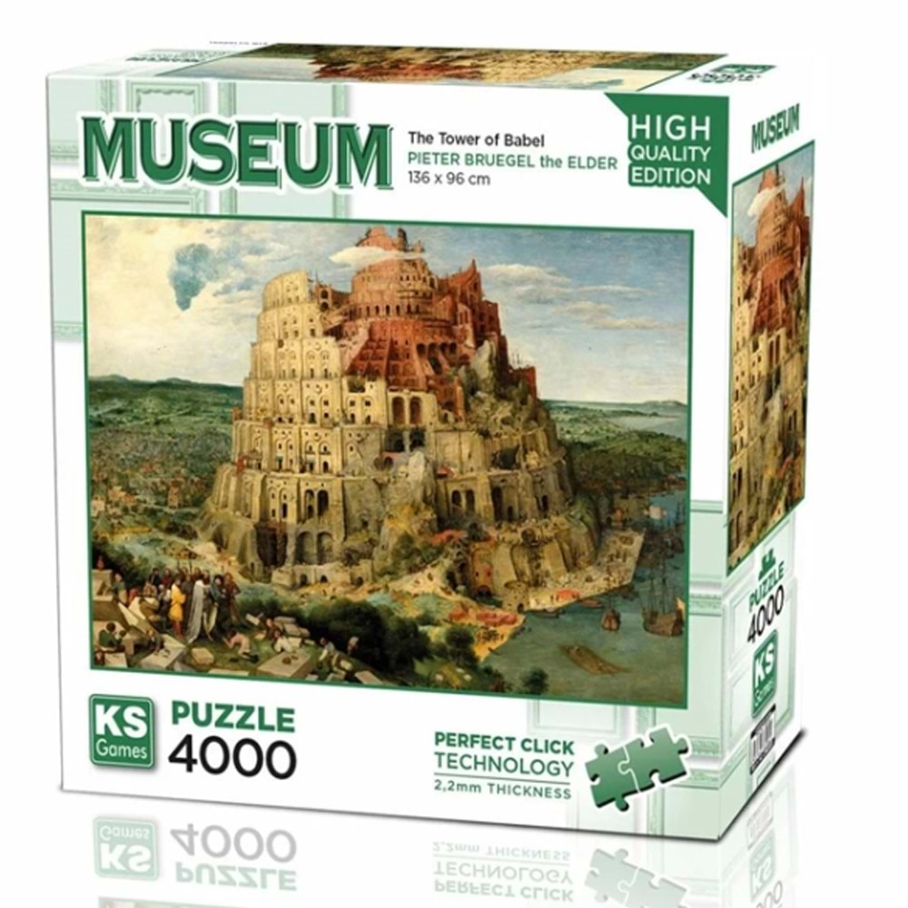 Ks Games Puzzle 4000 Parça Yetişkin The Tower Of Babel 23508