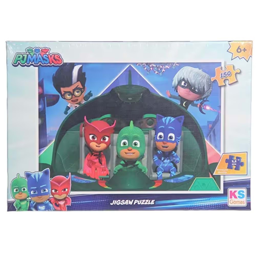 Ks Games Puzzle Pj Masks 150 Lisanslı Ürünler Pjm715