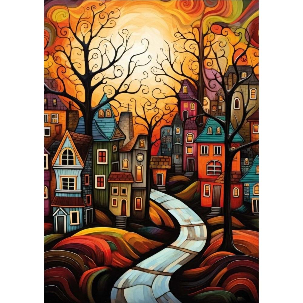 Ks Games Puzzle 500 Parça Houses 20076