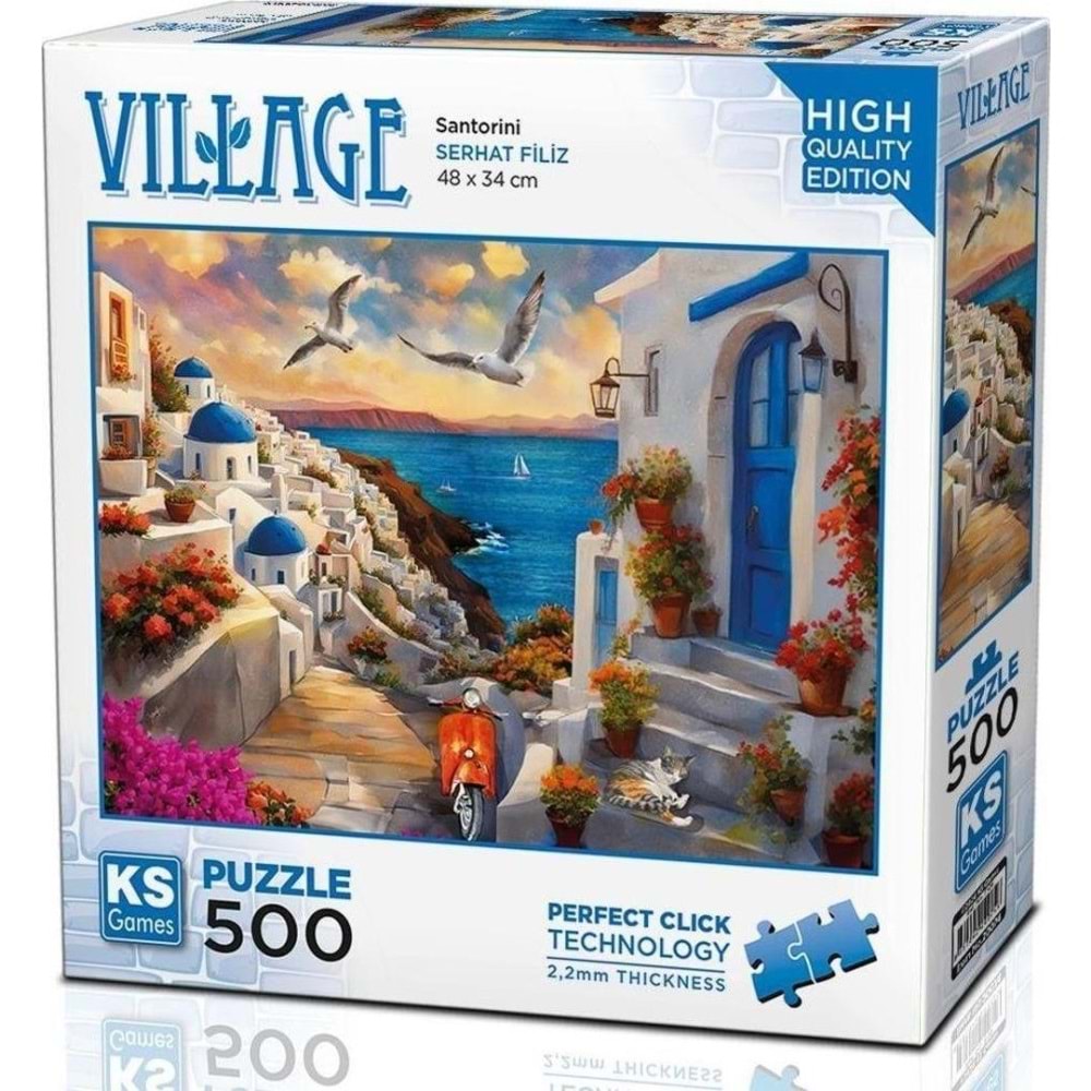 Ks Games Puzzle 500 Santorini