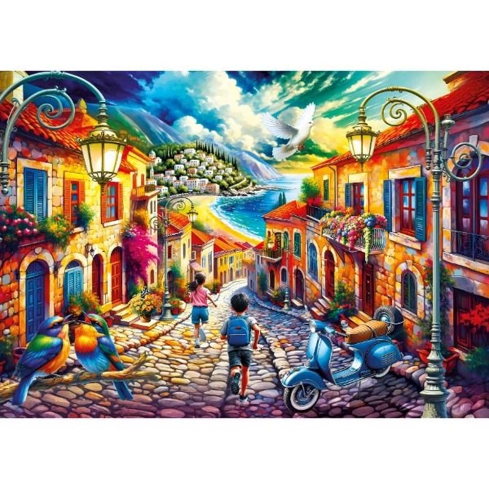 Ks Games Puzzle 300 Mediterranean Street 19260