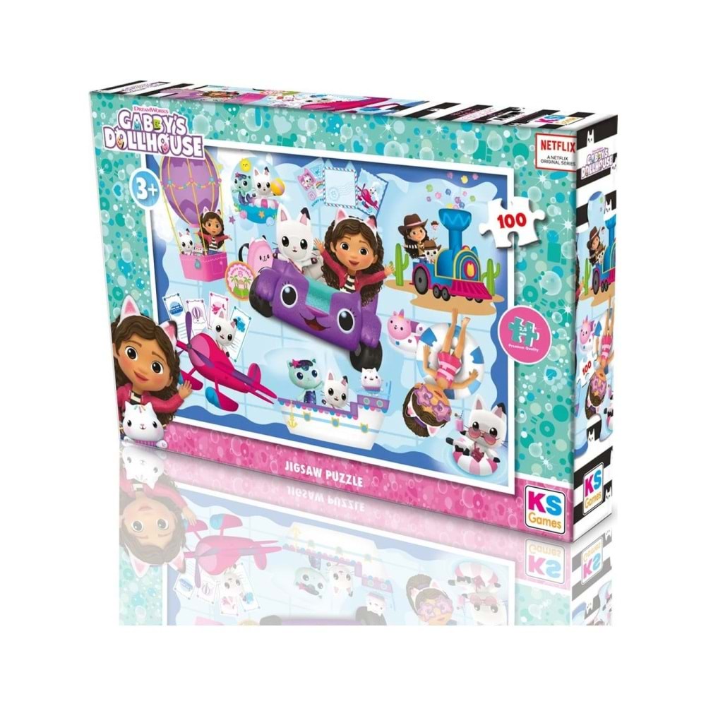 Gabbys Dollhouse Puzzle 100 Prç.