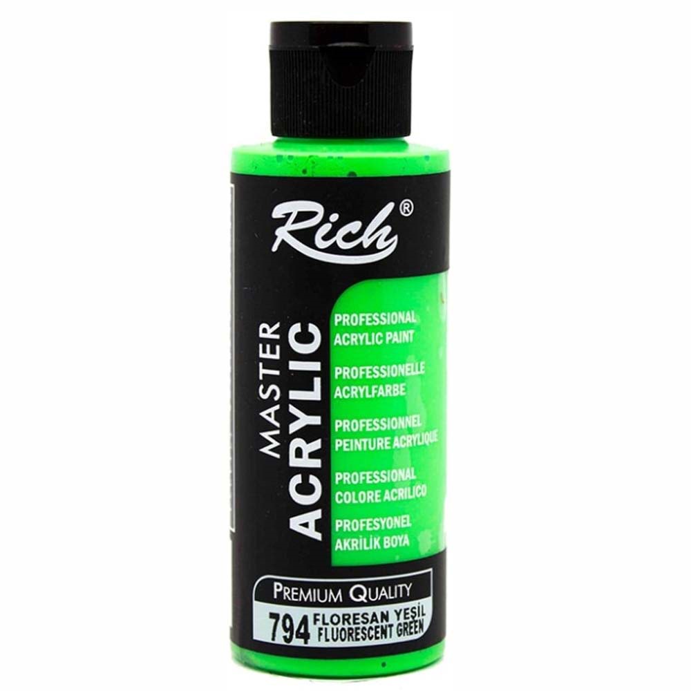 Rich Akrilik Florasan Boya Master 120 CC Yeşil 2445