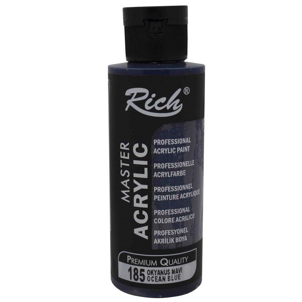 Rich Akrilik Boya Master 120 CC Okyanus Mavi 120-185