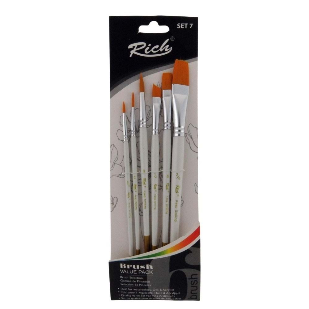 Rich Fırça Keep Smile 6 Lı Set