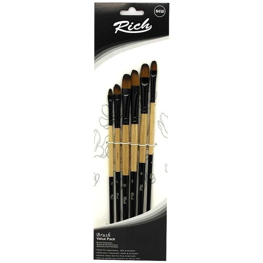 Rich Set 6 Yeni Seri Kedi Dili 6 Lı Set