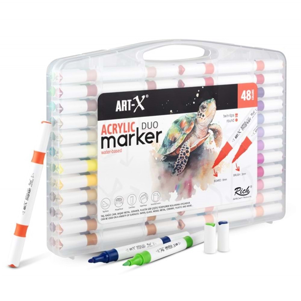 Art-X Acrylıc Marker Duo 48 Li Set 18053