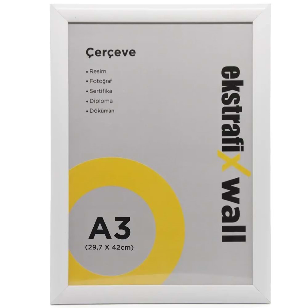 Ekstrafix Çerçeve A3 22 Lik Beyaz Fix-çb07