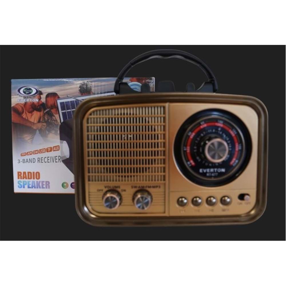 Everton RT-677 Bluetooth-USB-SD-AUX-TF Nostaljik Radyo