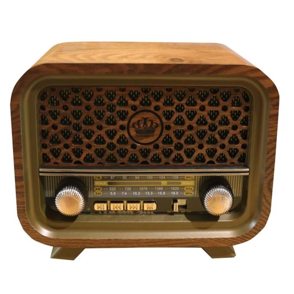 Everton RT-736 Bluetooth-USB-SD-FM Şarjlı Nostaljik Radyo