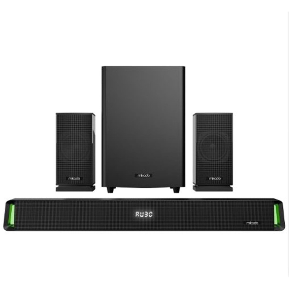 Mikado MD-SBT35 SonicBar Siyah 160W RMS BT+AUX+USB+HDMI-OPTICAL Ev Sinema Soundbar Speaker