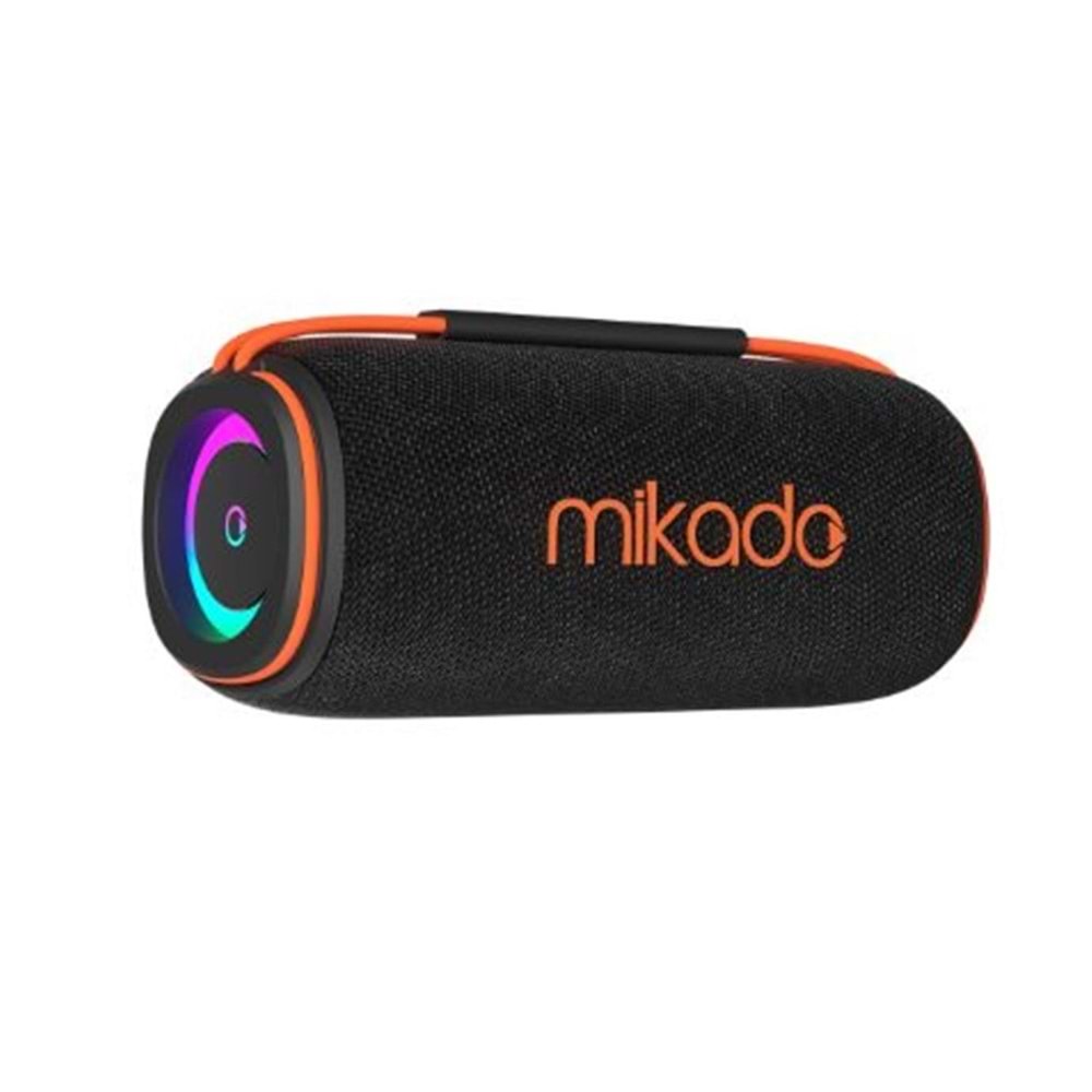Mikado MD-32BT Siyah IPX6 30W RGB Işıklı 4500mAh TF KART+USB Destekli Bluetooth Hoparlör