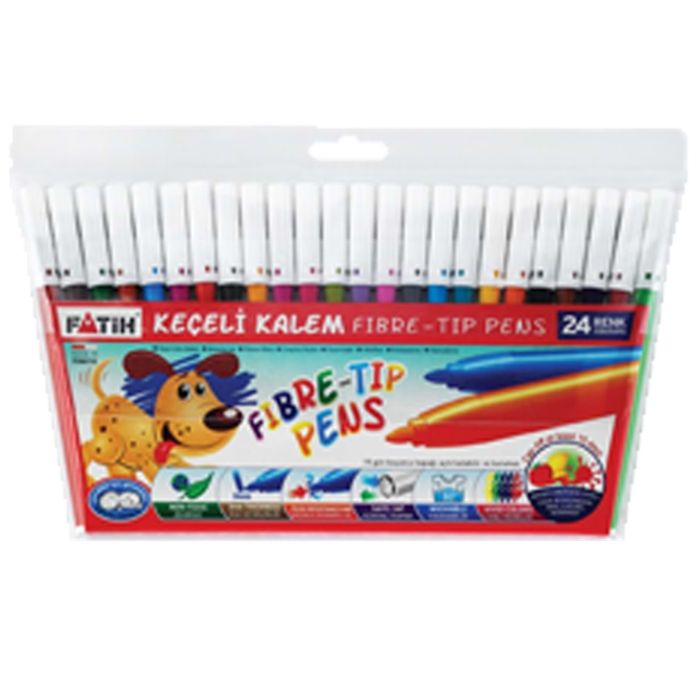 Fatih Keçeli Boya Kalemi 24 Renk 34050