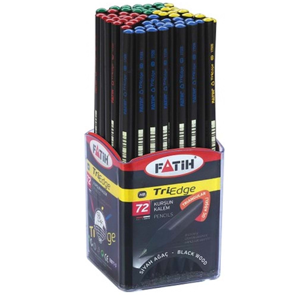Fatih Kurşun Kalem Siyah Lata Triedge 17500 (1 Adet)