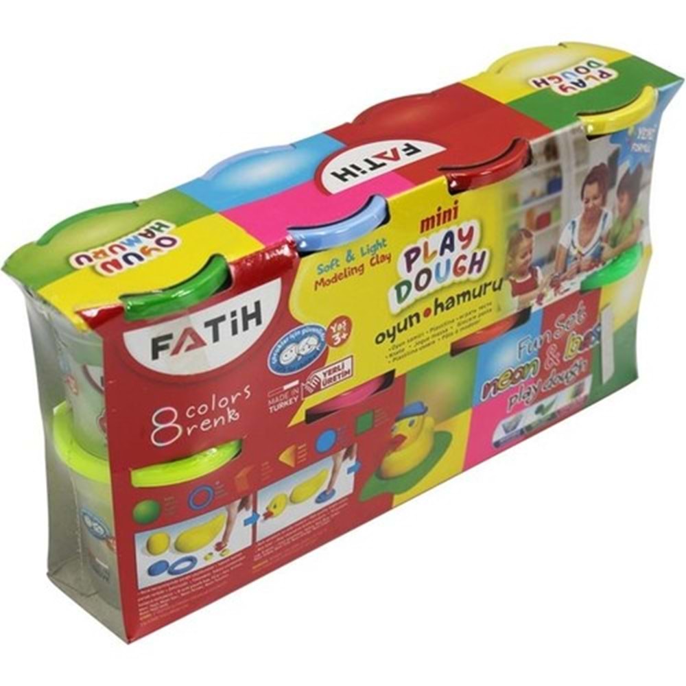Fatih Oyun Hamuru Mini 8 Renk 400 GR 50630