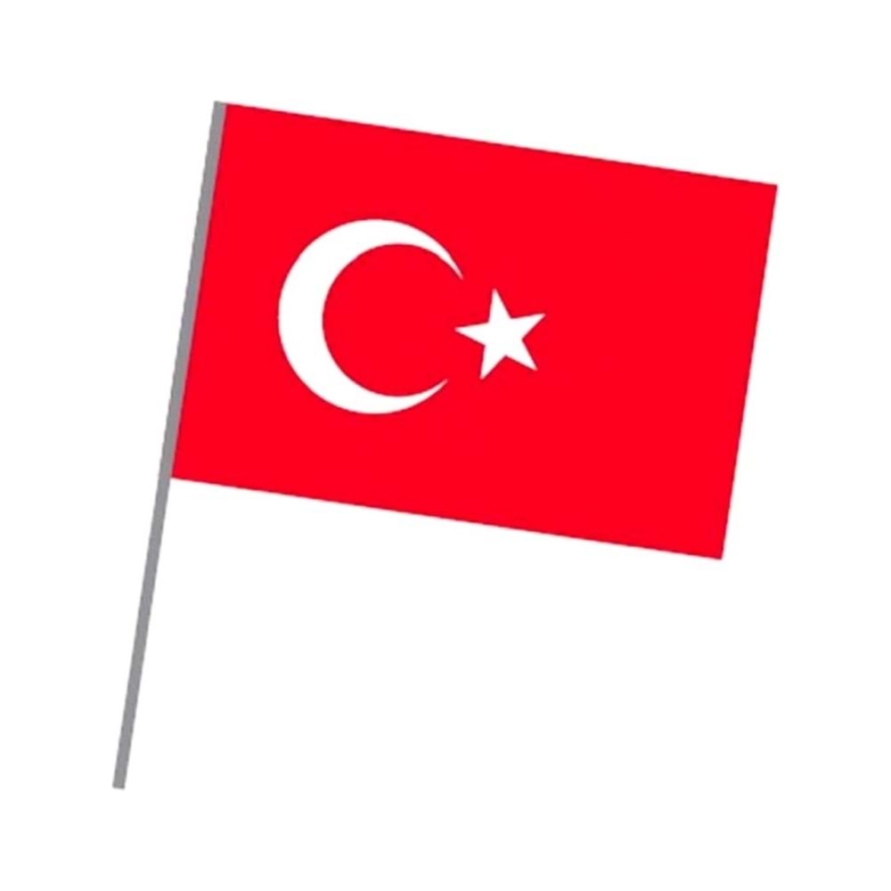 Vatan Sopalı Atalı Bayrak 20x30 (1 Adet)