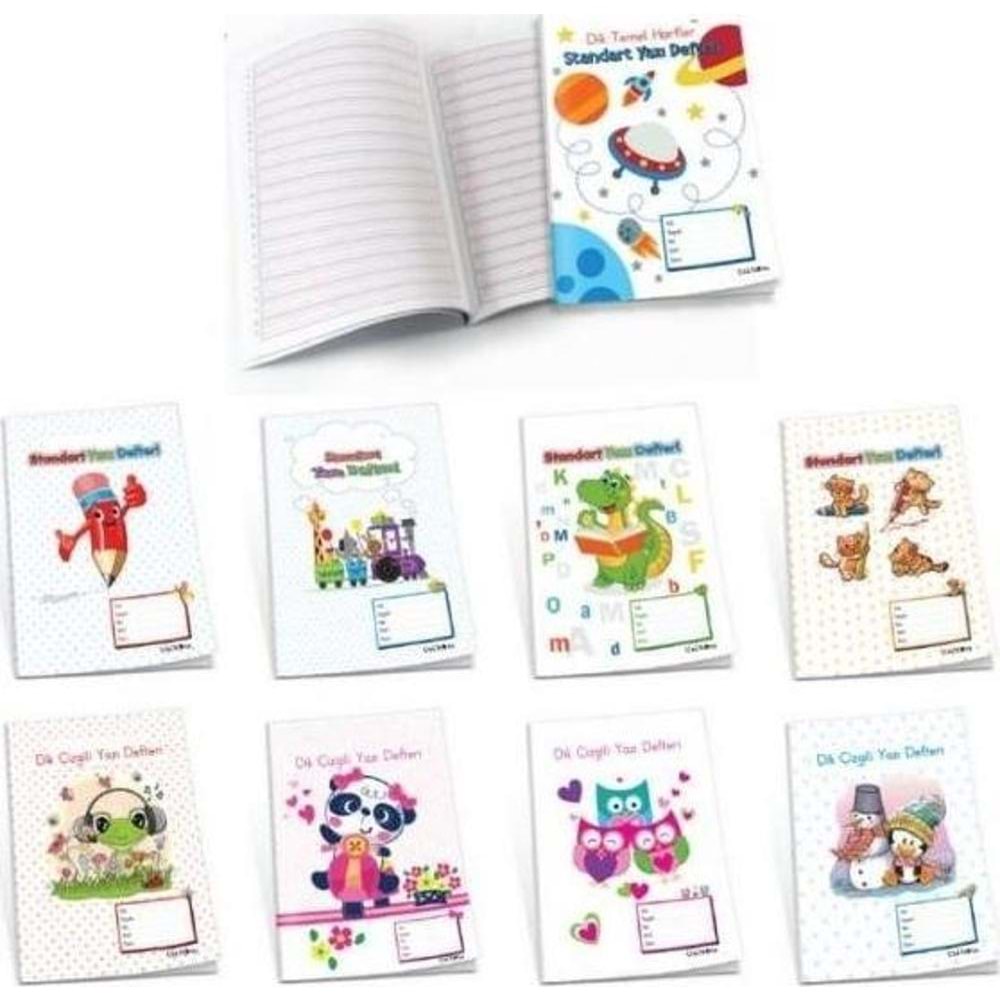 Çınar Plastik Kapak Standart Yazı Defteri A4 40 YP 24011