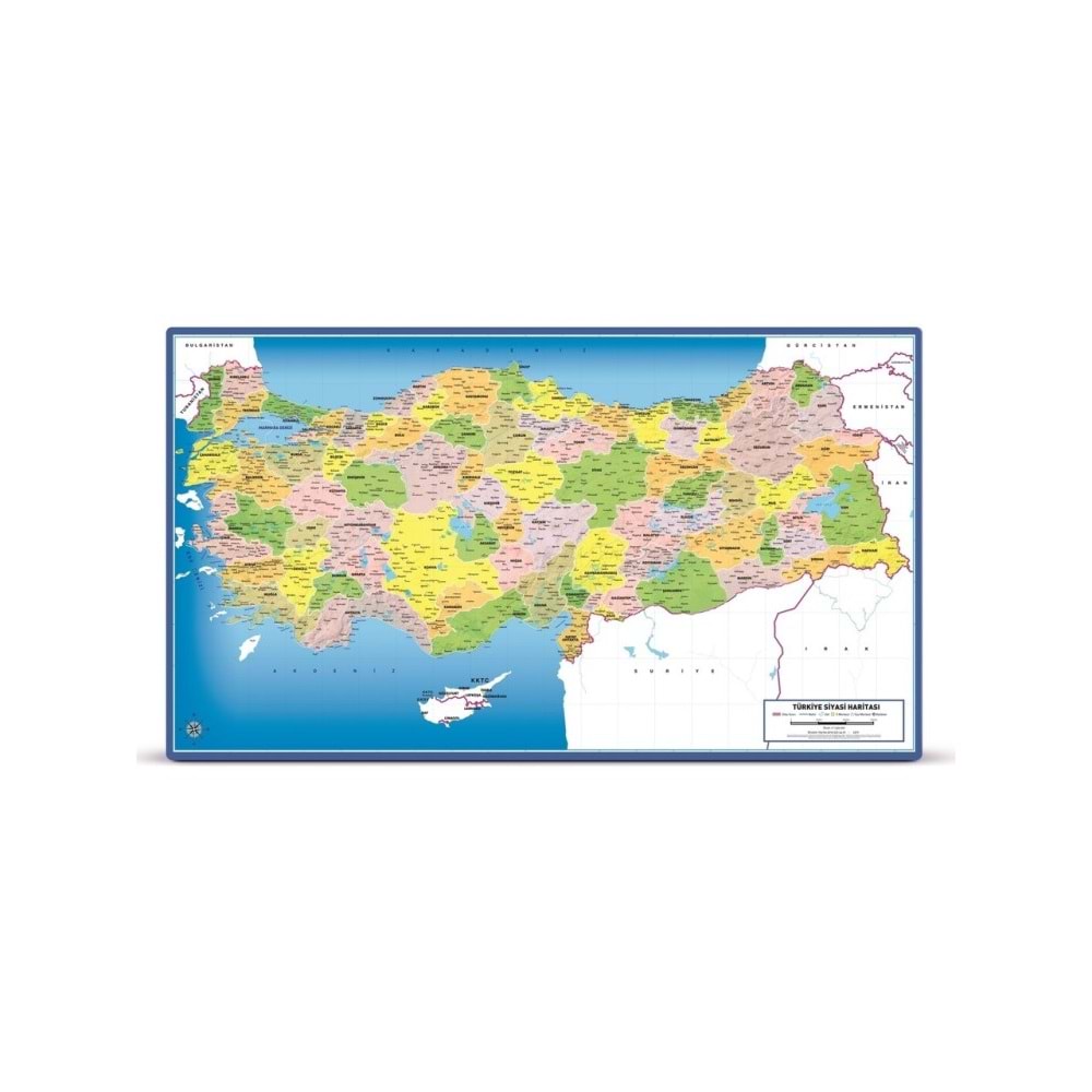 Art Puzzle 81 Parça Frame Türkiye Siyasi Haritası 5794