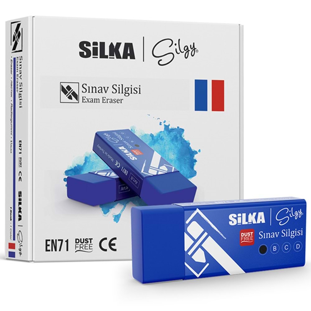 Silka Sınav Silgisi 24 LÜ Lacivert Art.9(1 Adet)