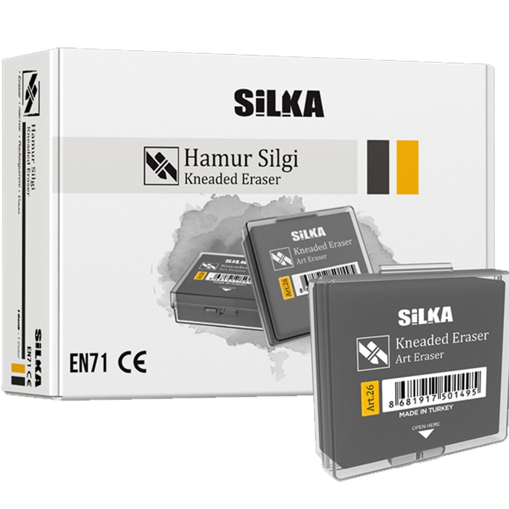 Silka Silgy Gri Hamur Silgi Art.26 (1 Adet)