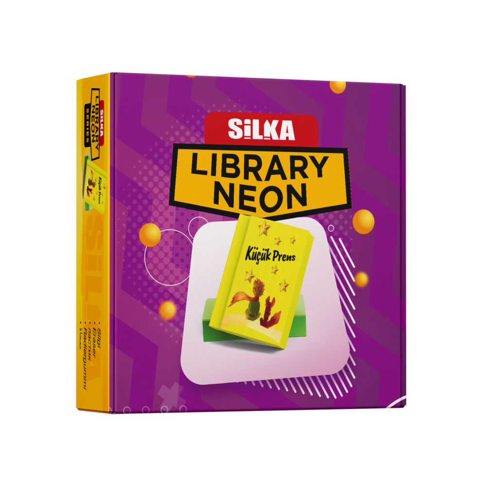 Silka Silgi Neon Kitap Gen-6274 (1 Adet)